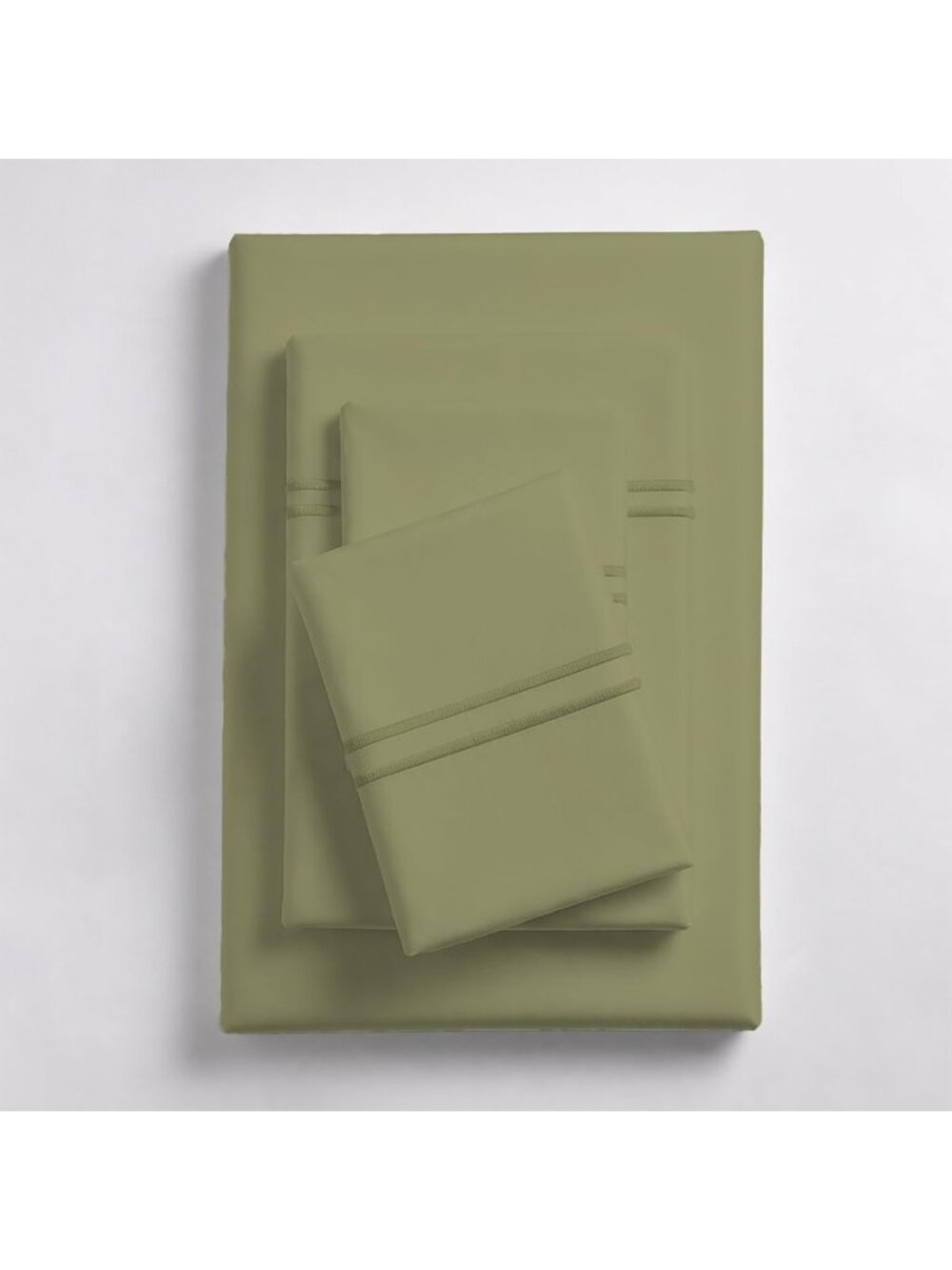 Queen Size 100% Cotton Percale Sheet Set - 4 Pieces, Breathable & Crisp Oil